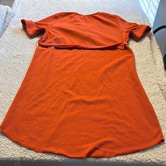 Zara Orange Cuff Sleeve Sundress - Picture 4 of 4